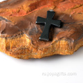 Крест гематит ожерелье Магнитная застежка